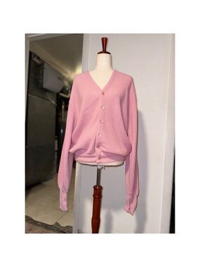 Vintage Jefflinks Lord Jeff sweater size is large 100% DuPont orlon USA Pink